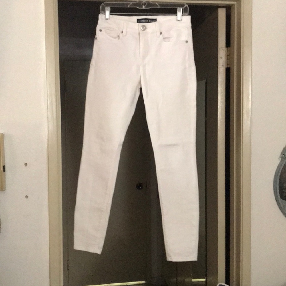Express Stretch White jeans